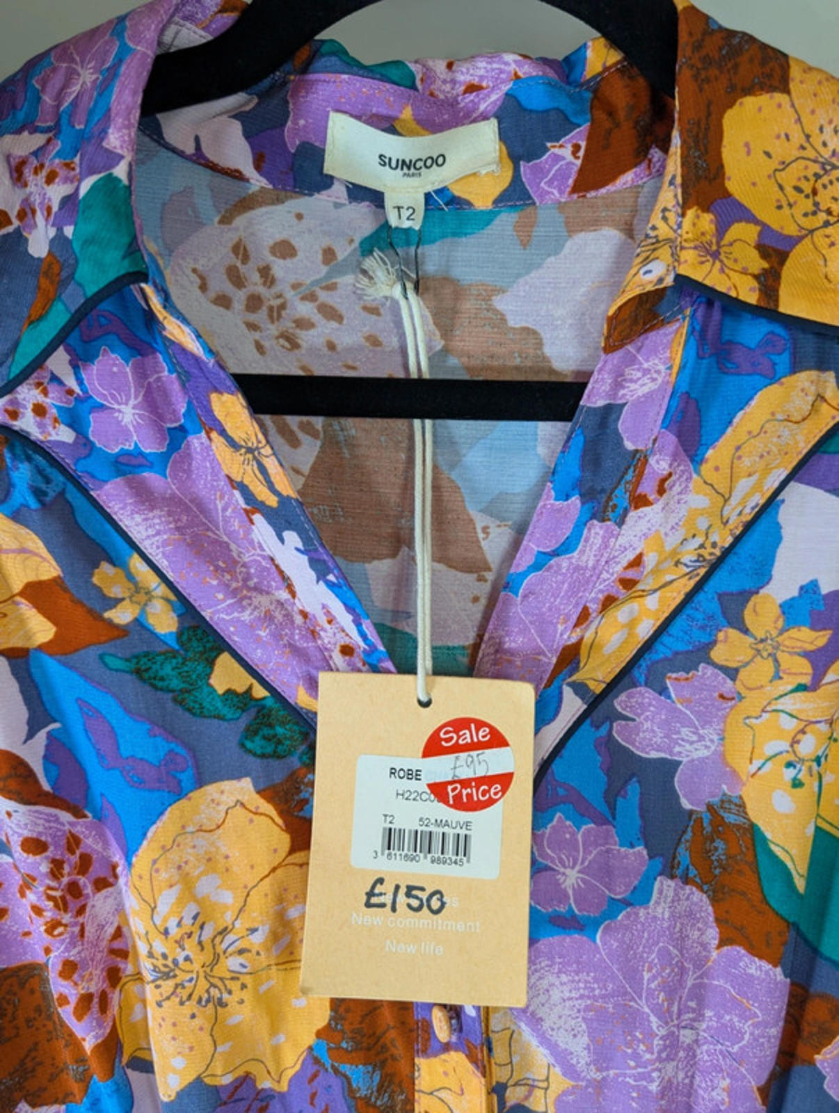 Suncoo Charly floral midi dress western style UK M T2 BNWT