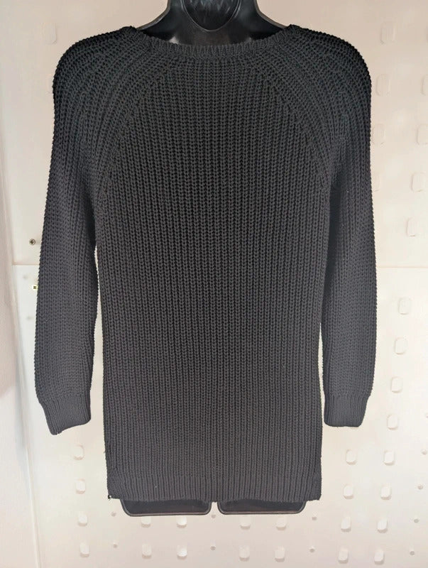 French Connection Black 100% Cotton Jumper XS