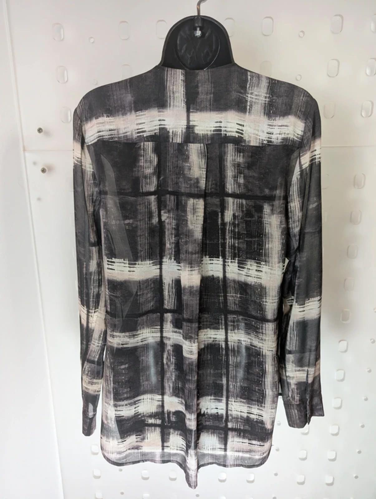 Mint Velvet Zip Front Biker Style Shirt UK10