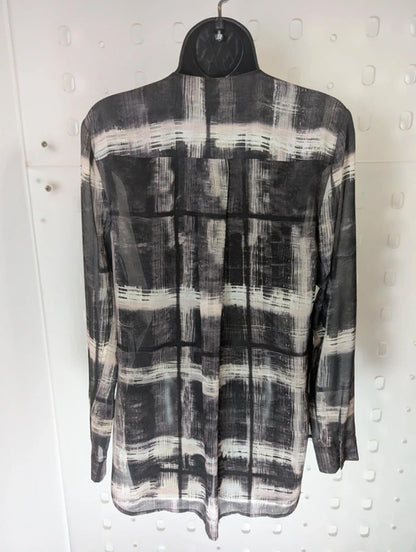 Mint Velvet Zip Front Biker Style Shirt UK10