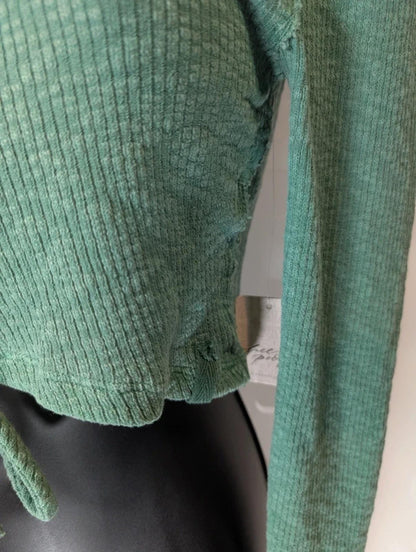 Free People Lace Up Cropped Jumper XS NWT