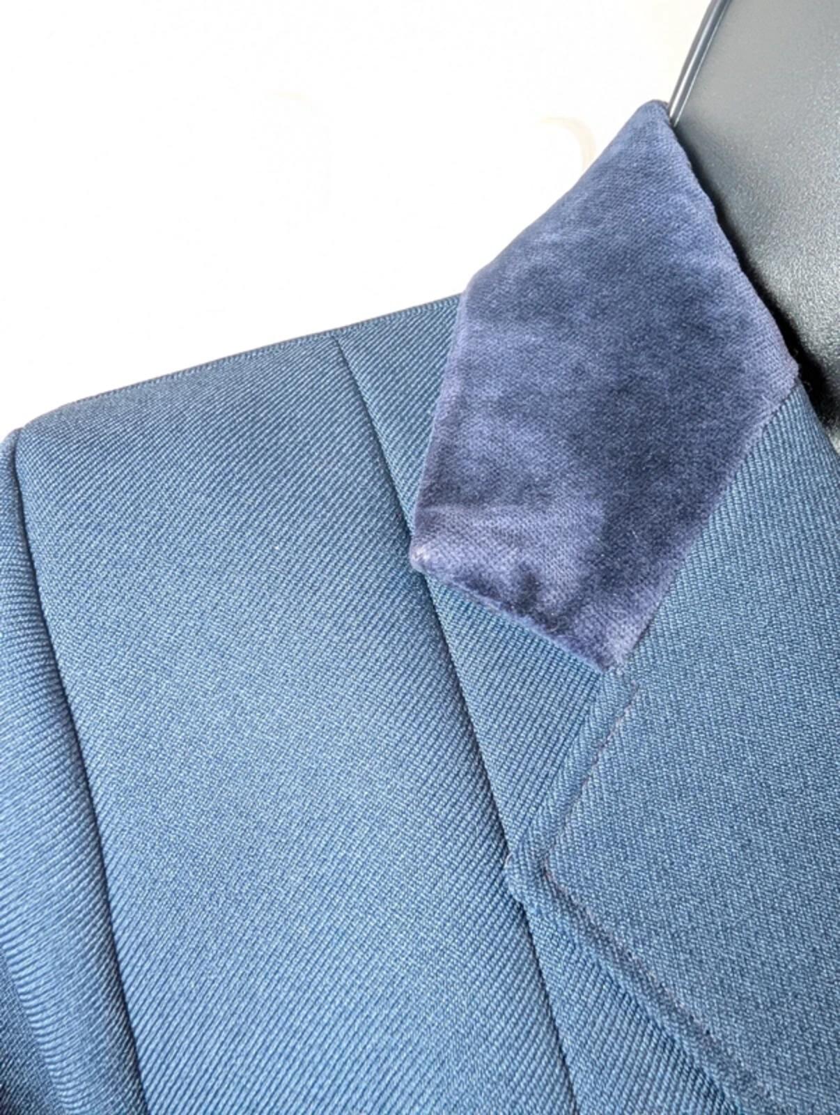 Vintage Caldene Equestrian Riding Jacket Navy Made in England Tailored UK 8/10