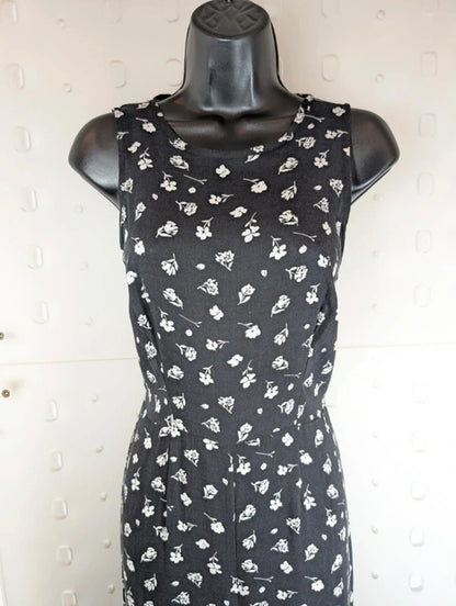Reclaimed Vintage Wide Leg Jumpsuit Open Back UK8