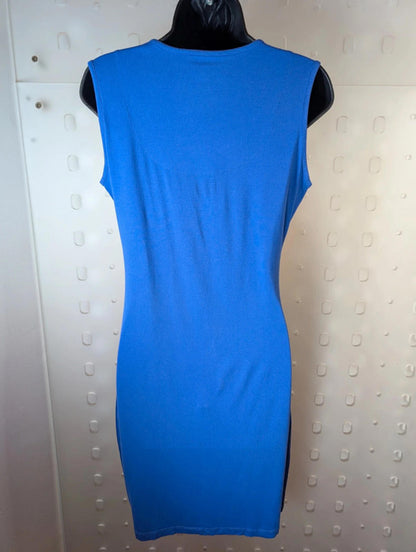 Bulgarini Vibrant Panelled Stretch Bodycon Dress Size M