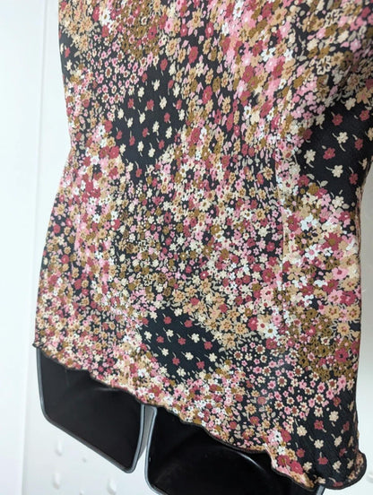 Opus Vintage Floral Viscose Top UK12