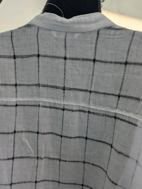 Vintage St Michael 100% Linen Longline Shirt UK8