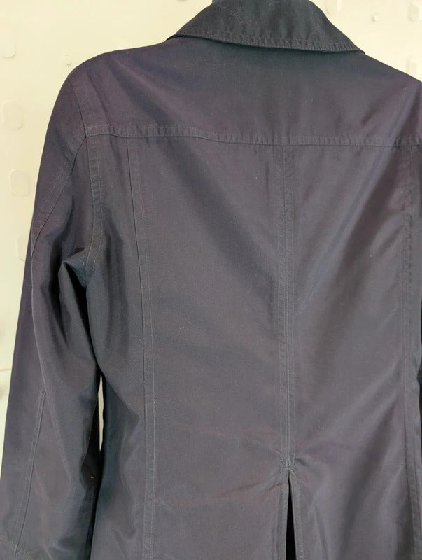 Lands' End Navy Petite Mac Jacket XS Petite