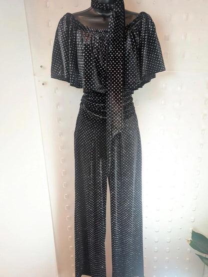 Onjenu velvet jumpsuit – UK 12