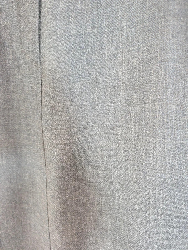 Vintage Armani Jeans Grey Wool Blend Skirt Made in Italy UK12/14