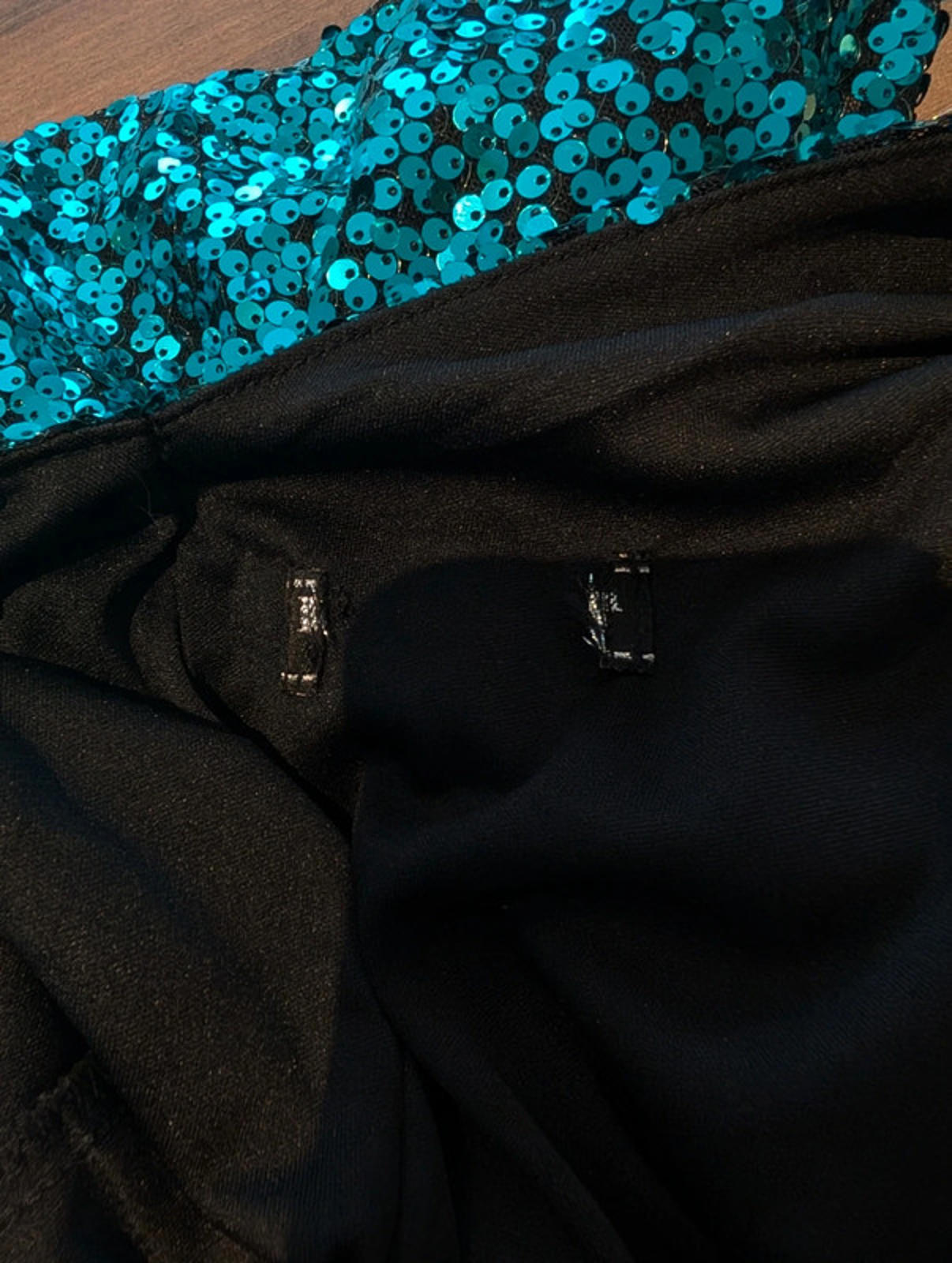 Stunning Turquoise Sequin Bodycon Dress – UK 6