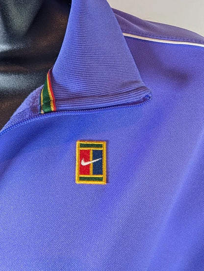 Nike Dri-Fit retro zip track top size S