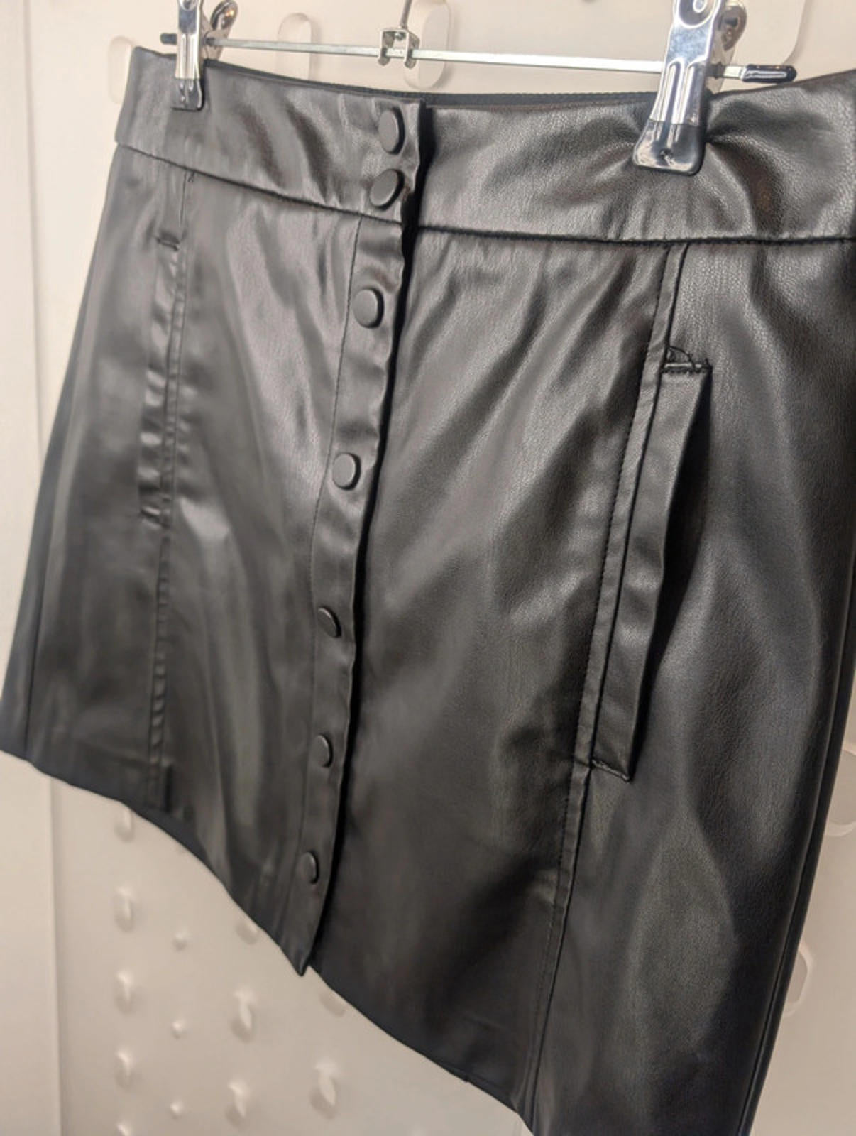 Stradivarius PU mini skirt size 8