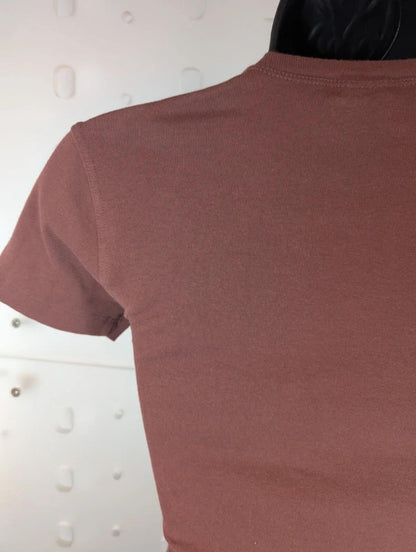 Urban Outfitters Good Luck Graphic T-Shirt Brown XS