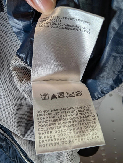 Belstaff Bomber Jacket Slate Blue Labelled 12 Fits 8/10 Lightweight