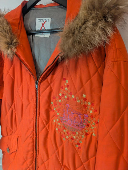 Vintage Cento x Cento by Iceberg Quilted Coat UK12