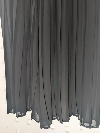 Vintage Pleated Sheer Culottes Eesheta Girl UK Made