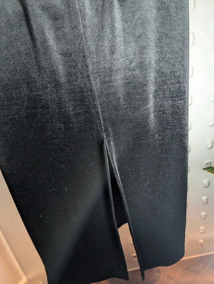 Lella of London vintage 90s velvet midi dress – UK 12