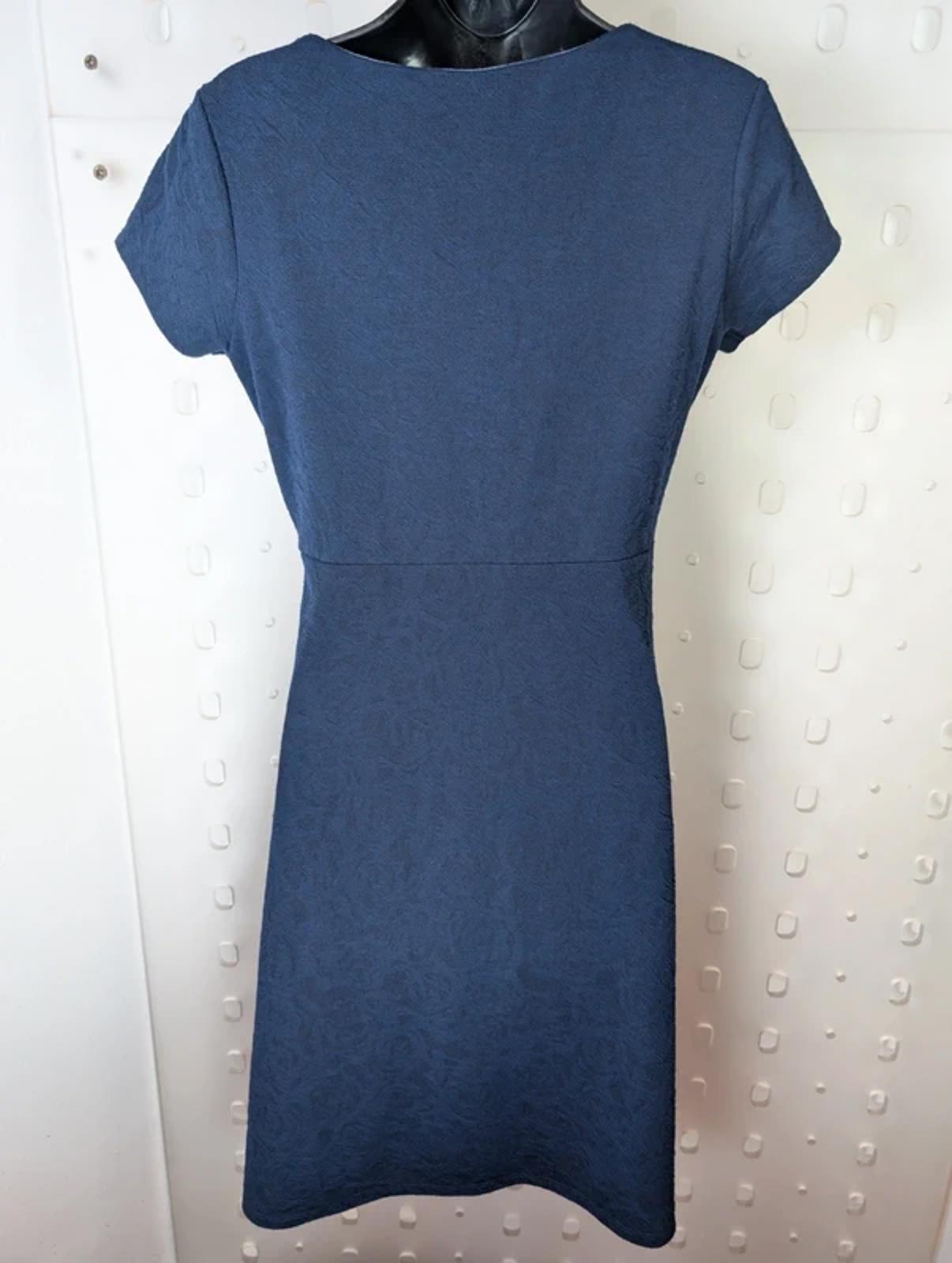 RJR John Rocha UK10 Navy Lace Detail Day DressElegant navy day dress John Rocha