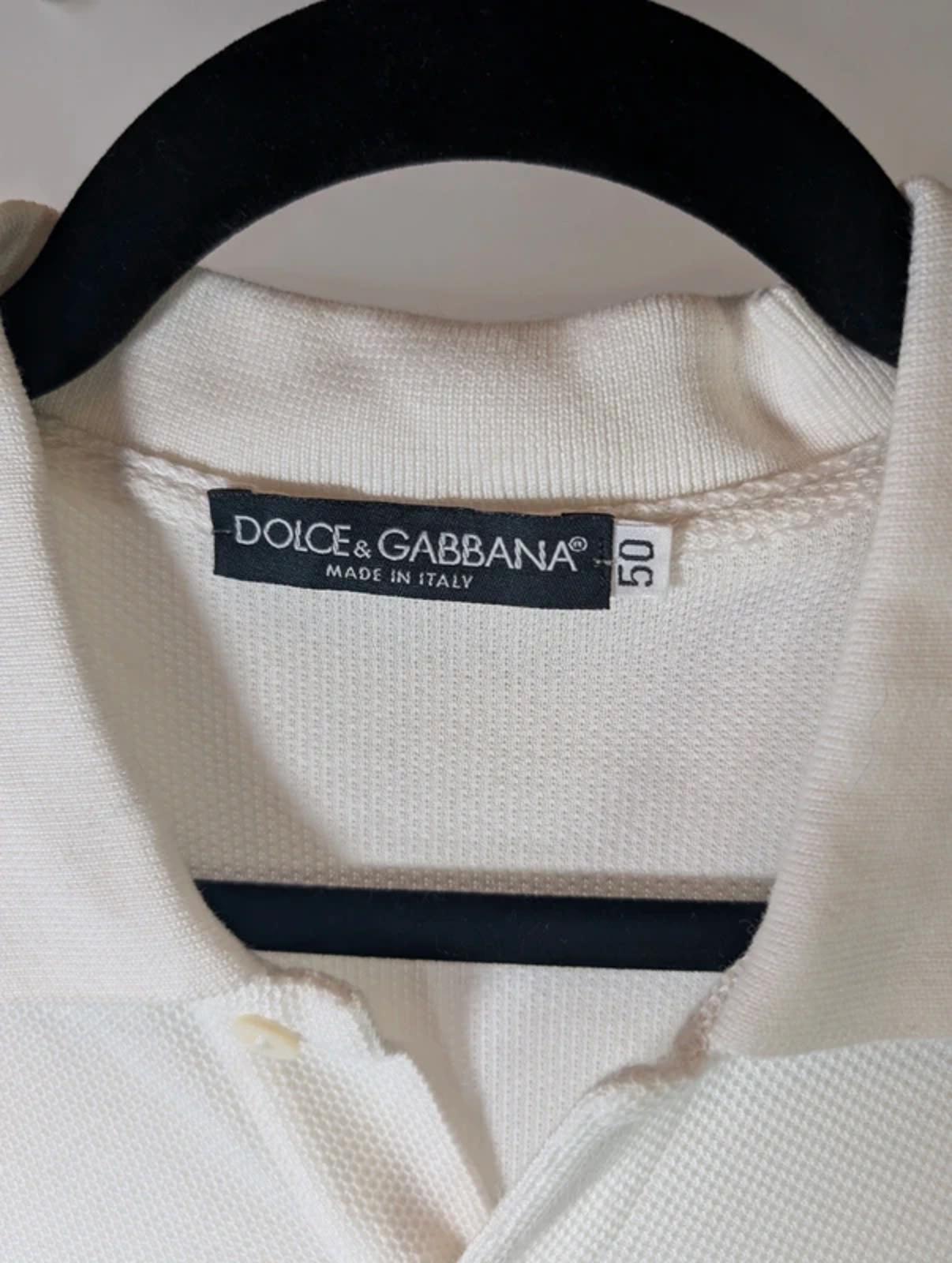 Dolce & Gabbana vintage lightweight polo shirt – size 50