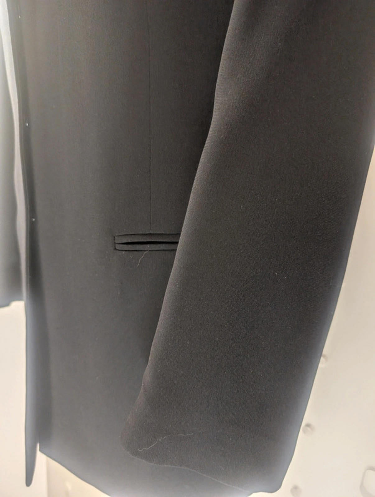 Ana Sousa longline black jacket size 14