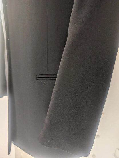 Ana Sousa longline black jacket size 14