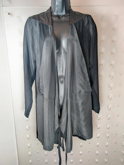 Nu Denmark Wrap Cardigan – Mixed Panels, Dark Romantic – Size M