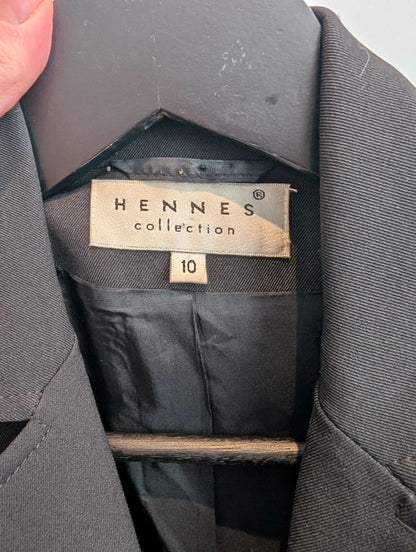 Hennes Collection Fitted Black Blazer UK10