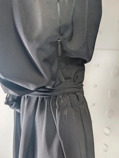 Zara Black Tie Front Playsuit (XS/S)