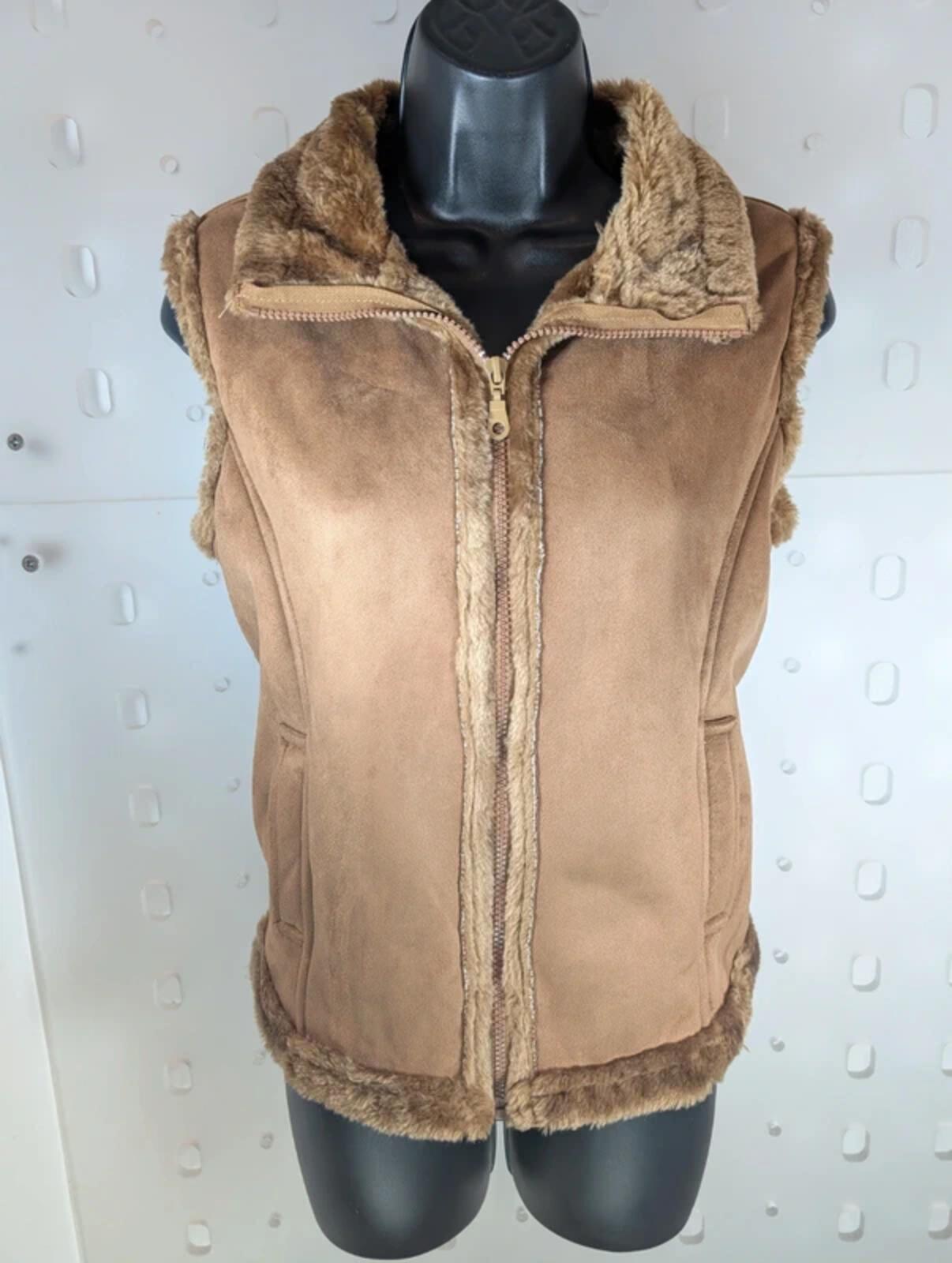 C Five J vintage Y2K faux suede gilet Medium