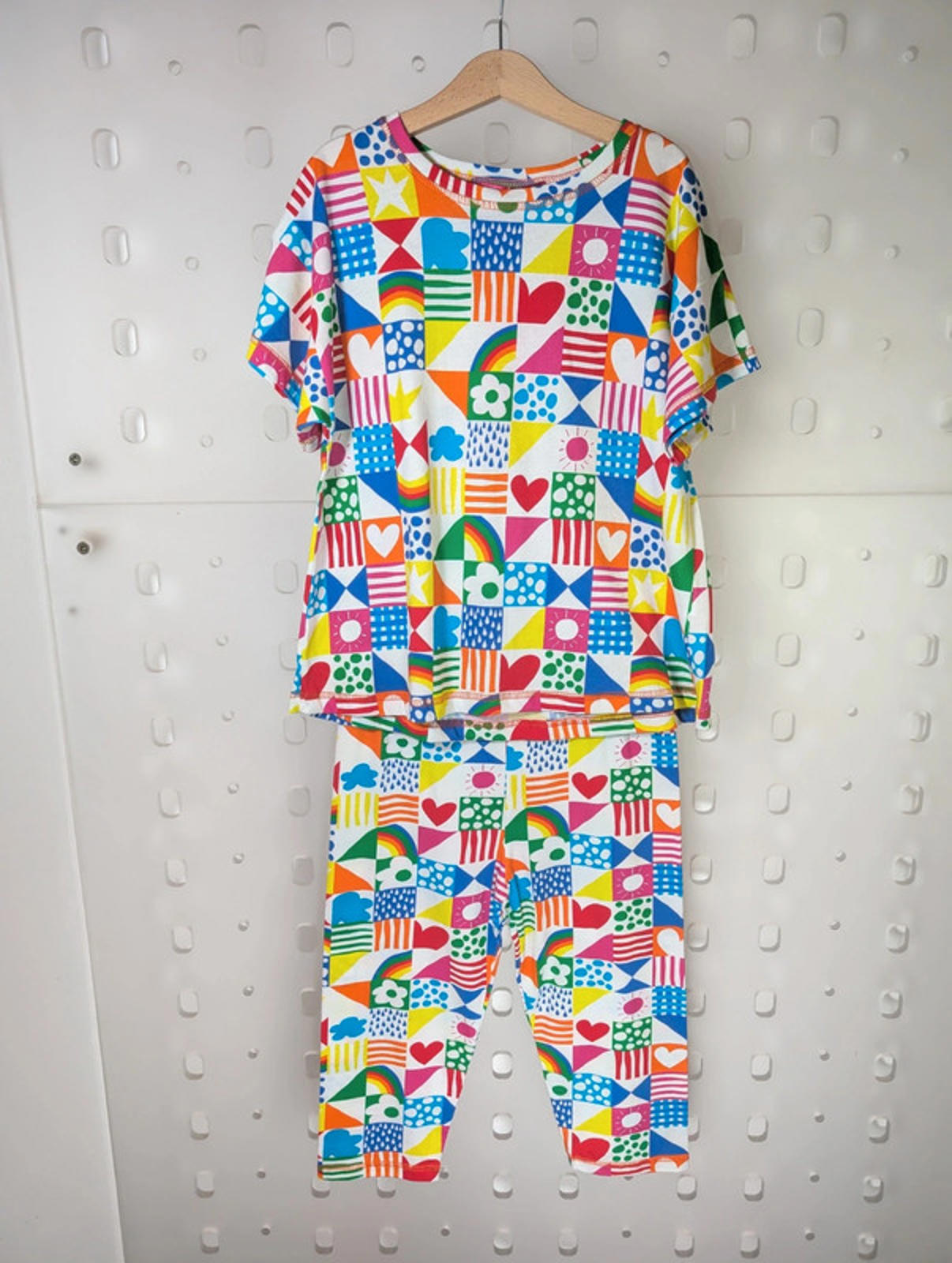 🌈 Agatha Ruiz de la Prada Rainbow Print Cotton Set | Age 12 | BNWT