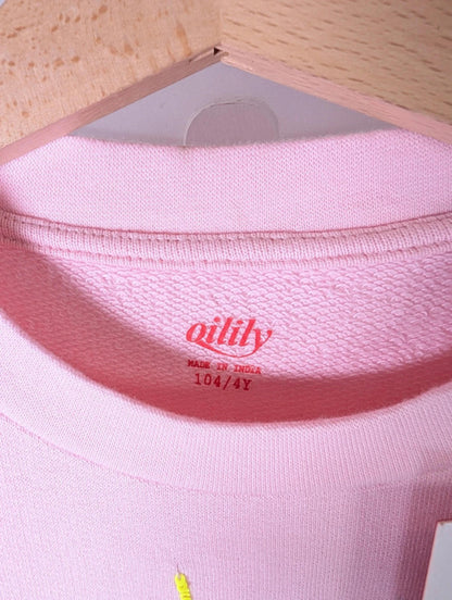 Oilily Hussle artwork short sleeve jersey top – age 4 – BNWT