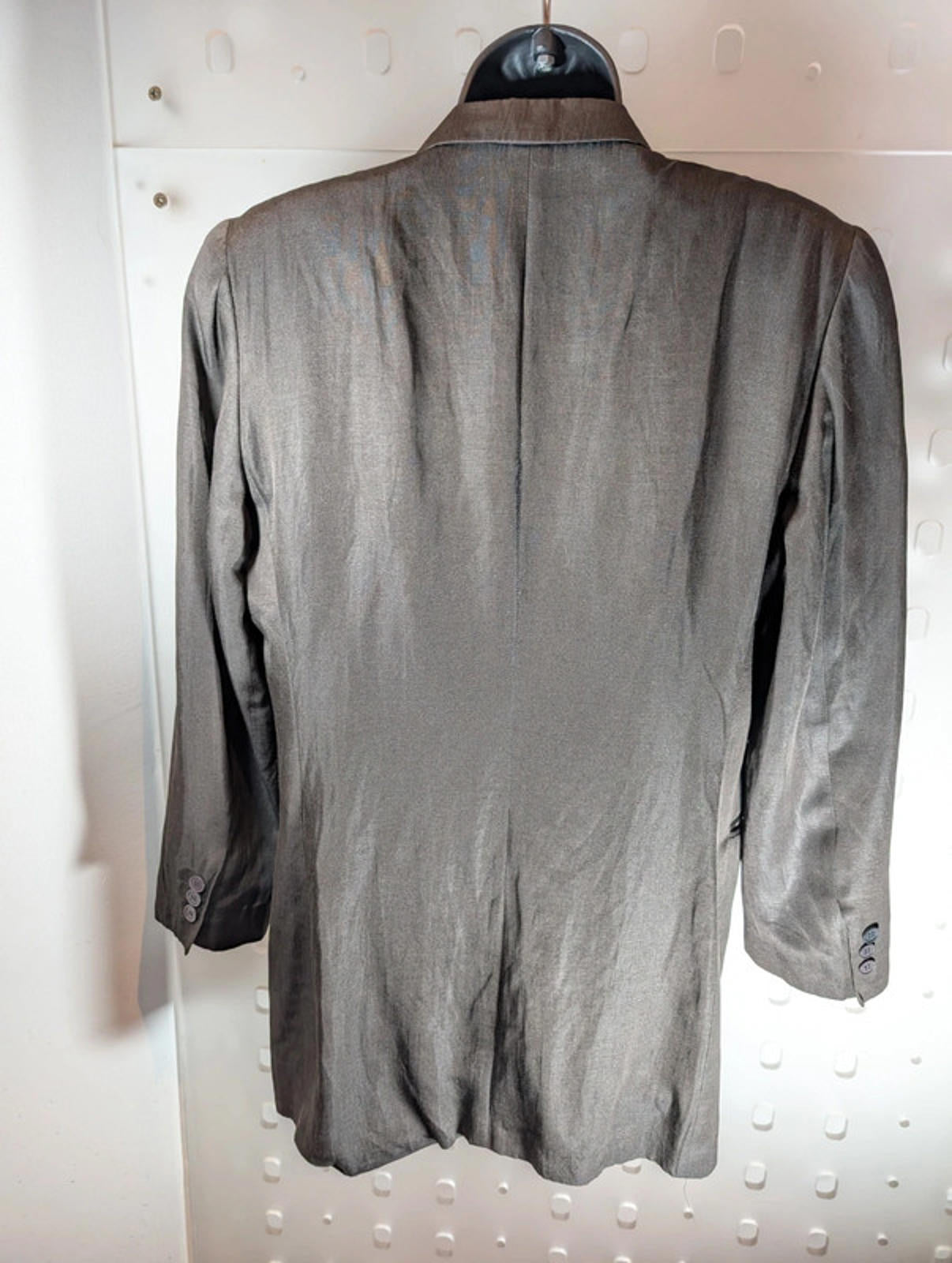 Vintage Umberto Ginocchietti Silk Linen Blazer – IT 42 (UK 10) | Made in Italy