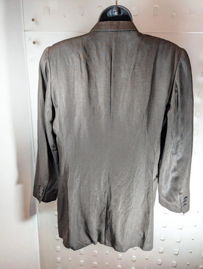 Vintage Umberto Ginocchietti Silk Linen Blazer – IT 42 (UK 10) | Made in Italy