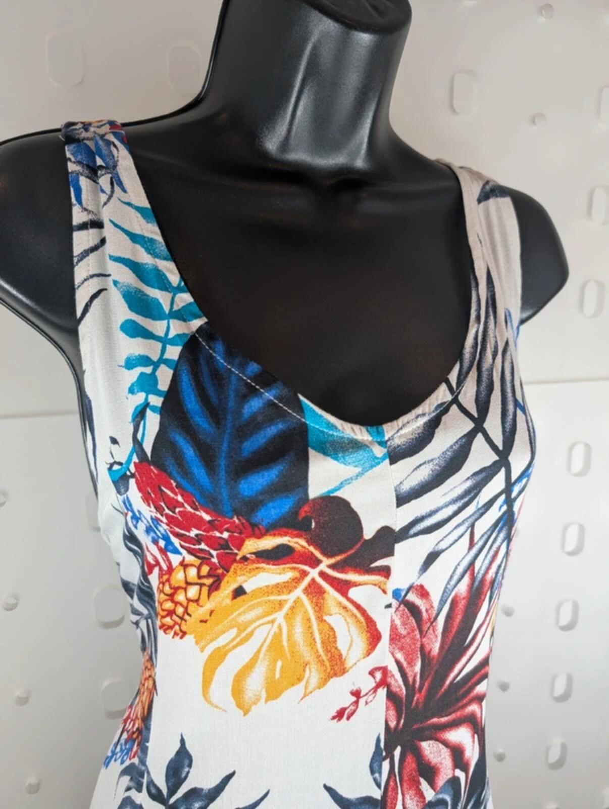 Bali Tropical Print Sundress Made In Bali One Size