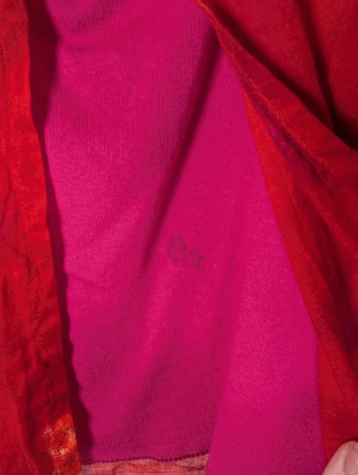 Kenzo Jungle floral skirt and top set – age 8 – pink & orange cotton