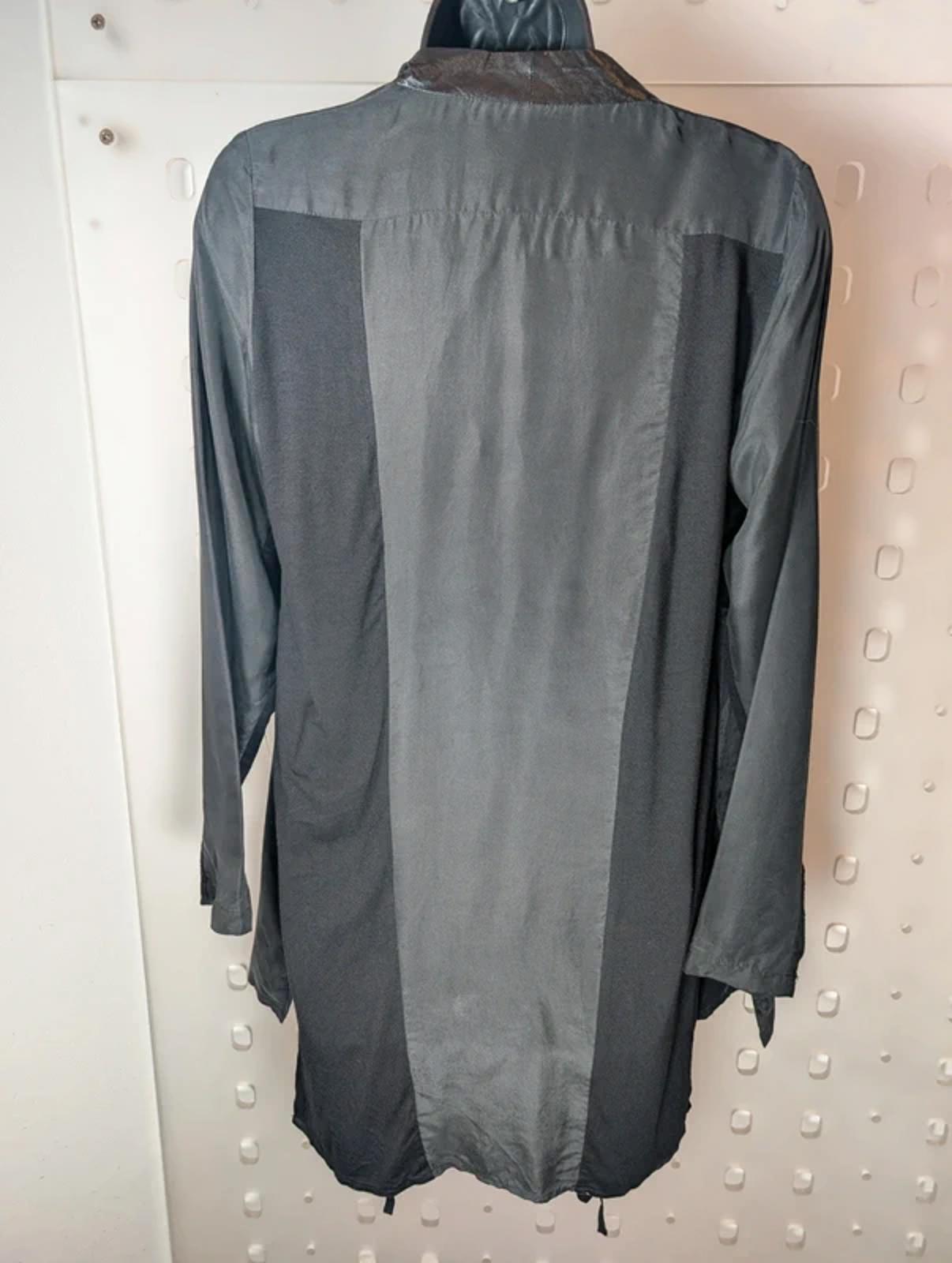 Nu Denmark Wrap Cardigan – Mixed Panels, Dark Romantic – Size M