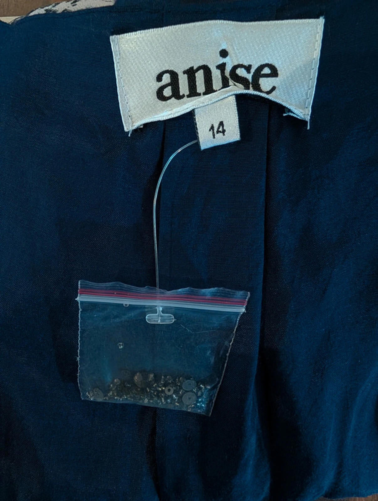 Anise beaded waistcoat – UK 14