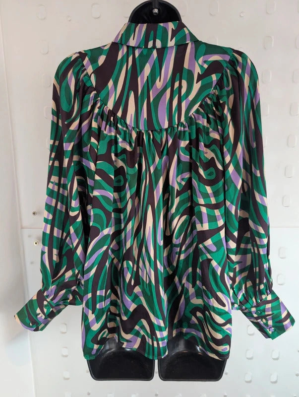 Suncoo Lahsen Pussy Bow Blouse T0 UK8