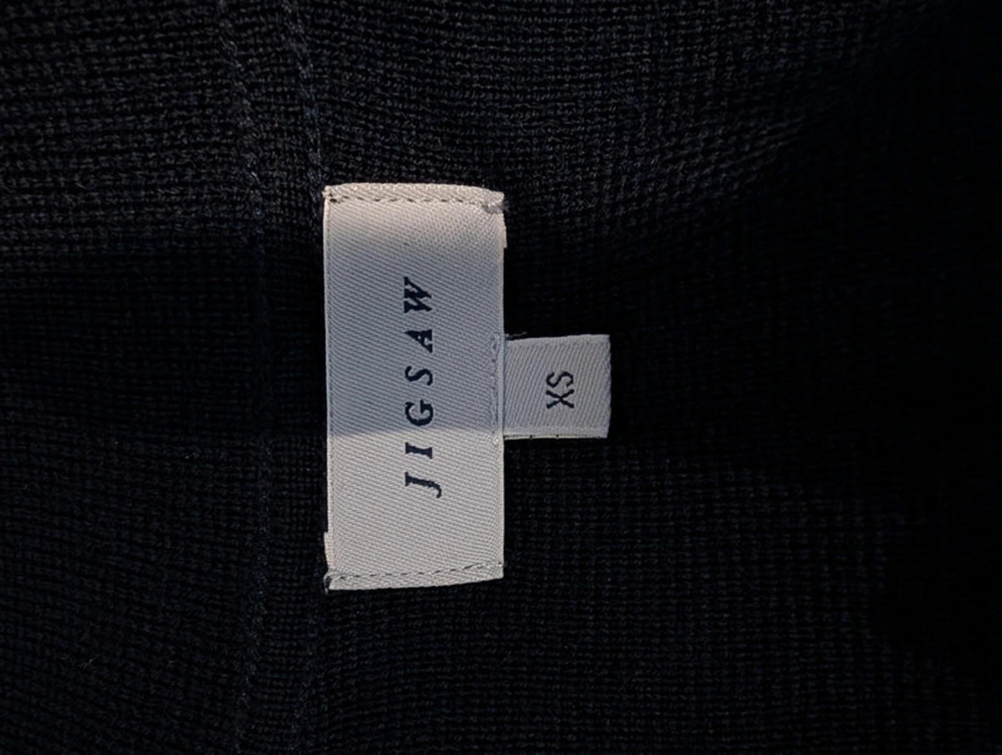 Jigsaw Wool Cardigan – Navy – Size XS