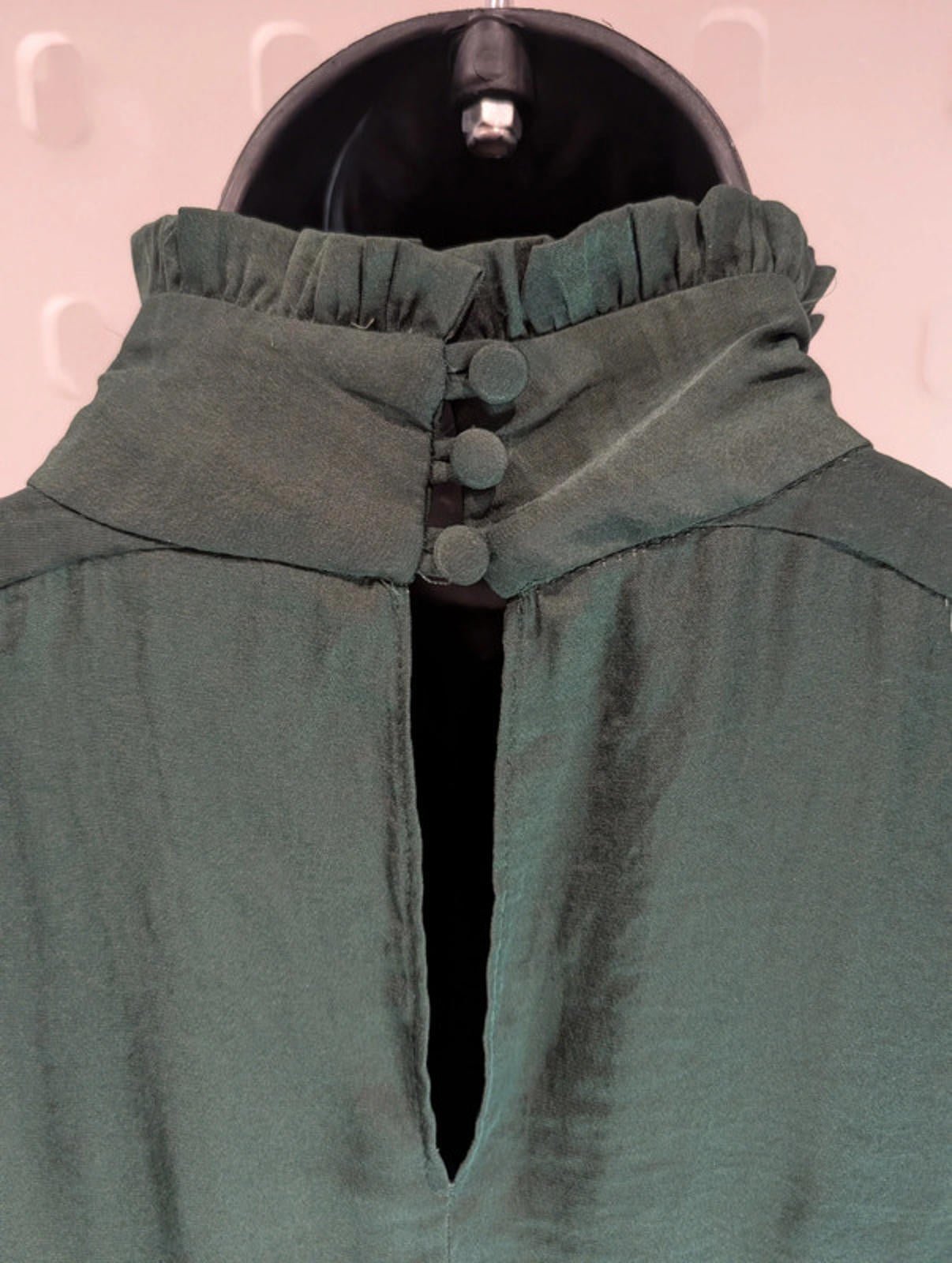 Zara satin green dress – size XL (fits smaller)