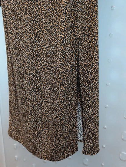 Nobody's Child Leopard Print Maxi Dress NWT UK14