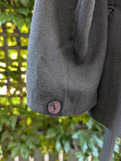 J. Taylor Single Breasted Blazer Charcoal Grey UK10