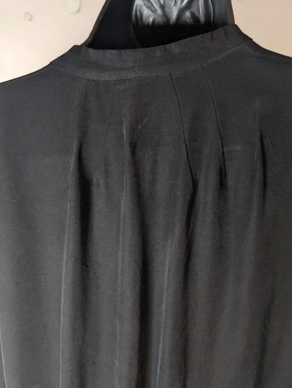 & Other Stories Black Viscose Mini Dress EU36 UK8