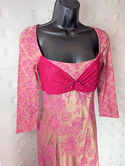 Karen Millen Early / Archive Floral Midi Dress – Size 0