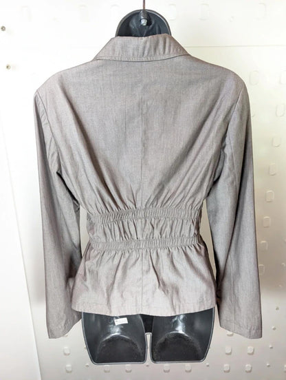 Caractère cotton fitted blazer with elasticated waist UK 8