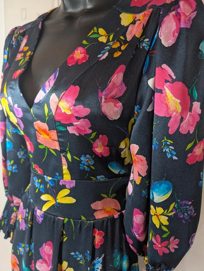 Sirens London Floral Midi Dress UK 8 – Occasion / Statement
