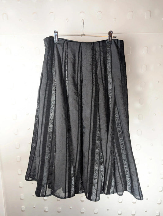 Phase Eight Textured Gothic Midi Skirt – Size 8