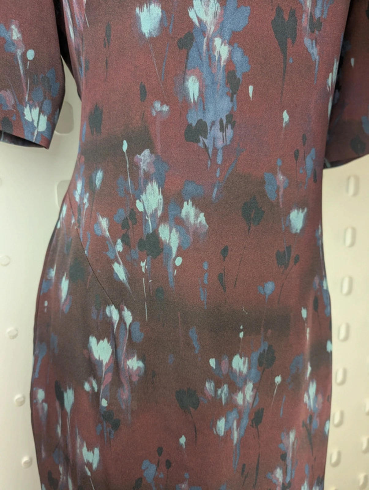 Jigsaw silk blend floral dress – size UK 10