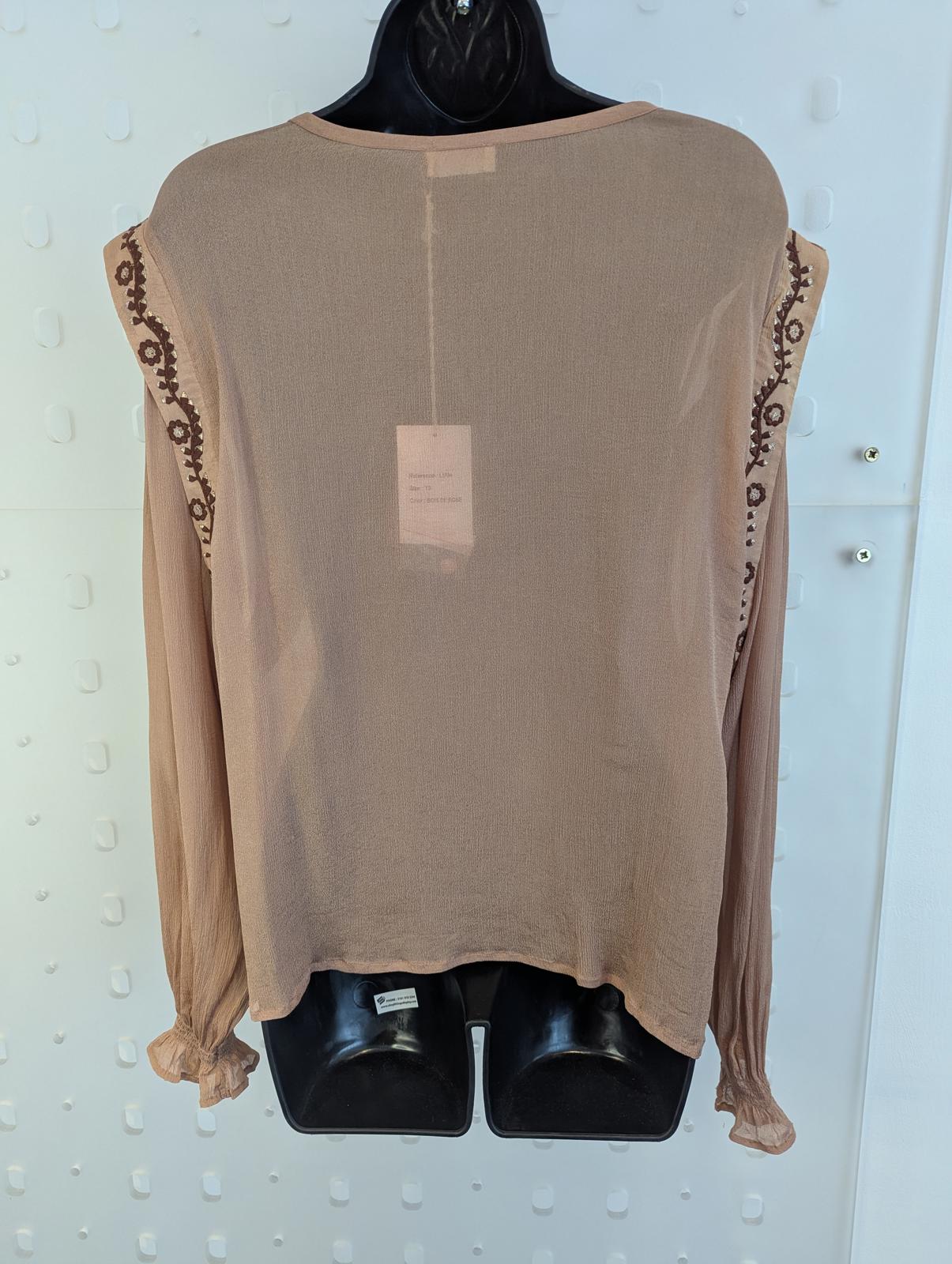 Louizon Paris Sheer Blouse Size T3 (L) BNWT