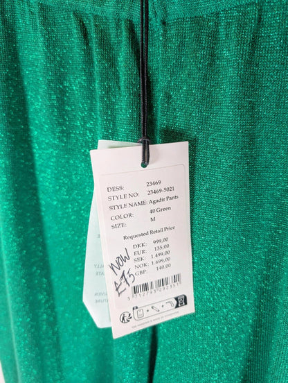 Lolly’s Laundry ‘Agadir’ Pants Green Size Medium  RRP £140)